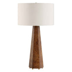 Mccaffrey - Tapered Burl Table Lamp - Woodtone