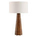 Mccaffrey - Tapered Burl Table Lamp - Woodtone