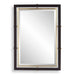 Bach - Rectangle Mirror - Walnut & Brass