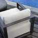 Remsen - Outdoor Lounge Chair - Black / Oyster