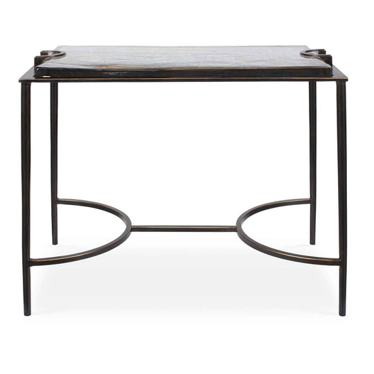Eisen - Textured Glass Accent Table - Bronze