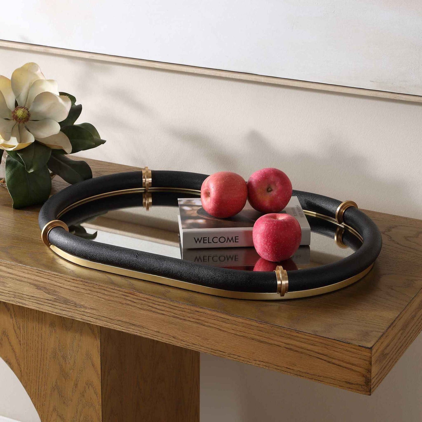Cyprus - Oval Tray - Black