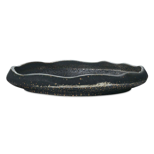 Stardust Ripple - Indoor-Outdoor Bowl - Black