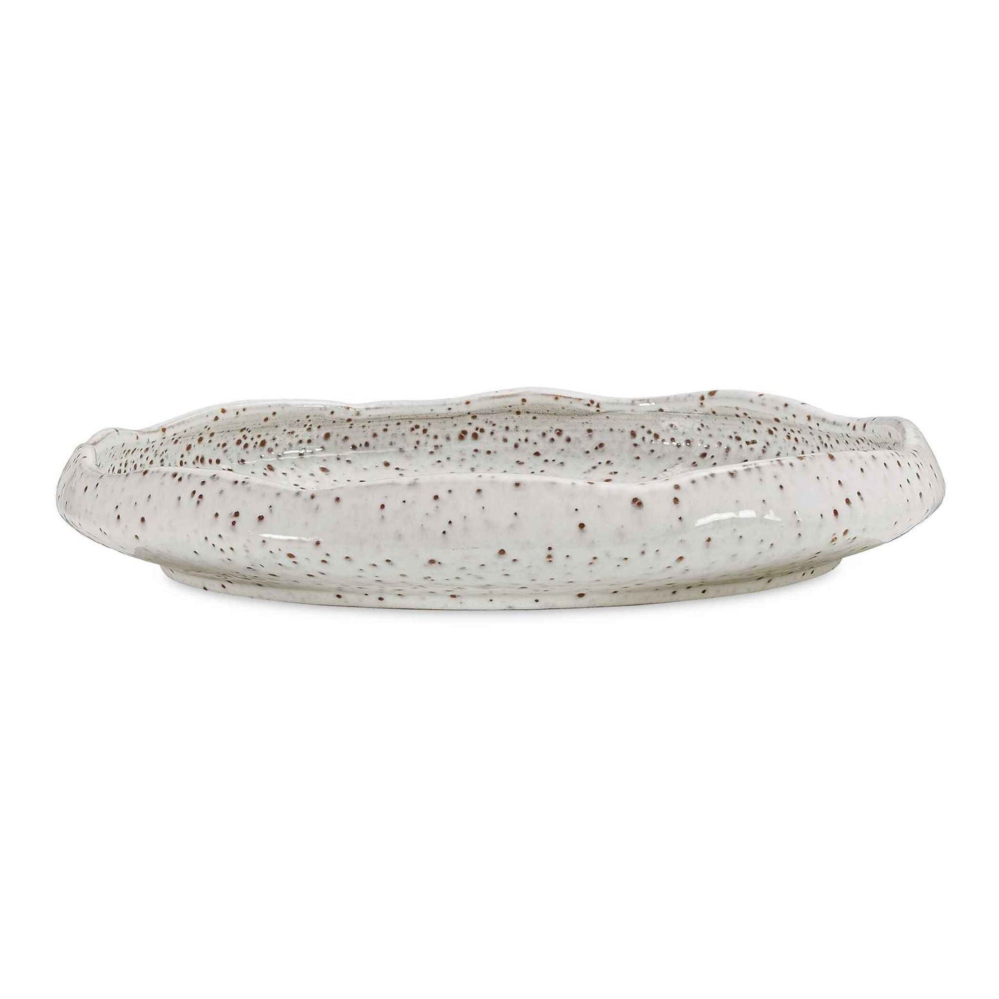 Stardust Ripple - Indoor-Outdoor Bowl - White