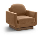Diviento - Velvet Performance Fabric Upholstered Accent Chair