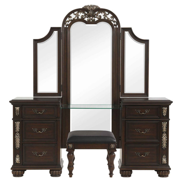 Maximus - 3 Piece Vanity Set - Madeira