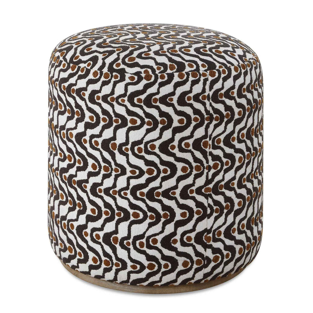 Cas - Plush Ottoman - Espresso