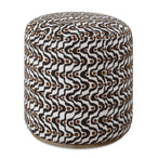 Cas - Plush Ottoman - Espresso