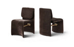 Slique - Performance Fabric Upholstered Dining Chair (Set of 2) - Brown
