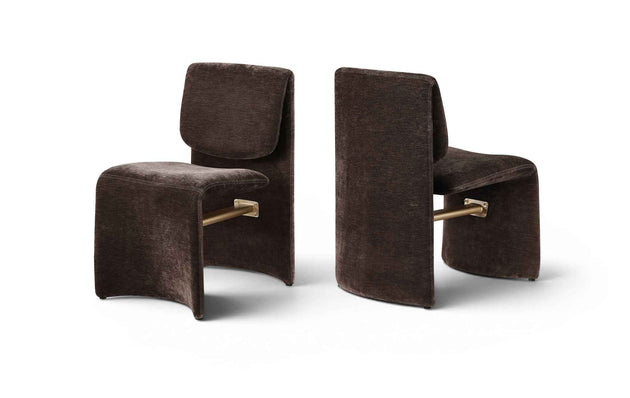 Slique - Performance Fabric Upholstered Dining Chair (Set of 2) - Brown