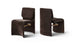 Slique - Performance Fabric Upholstered Dining Chair (Set of 2) - Brown