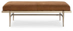 Melange - Tobin Cocktail Ottoman - Brown