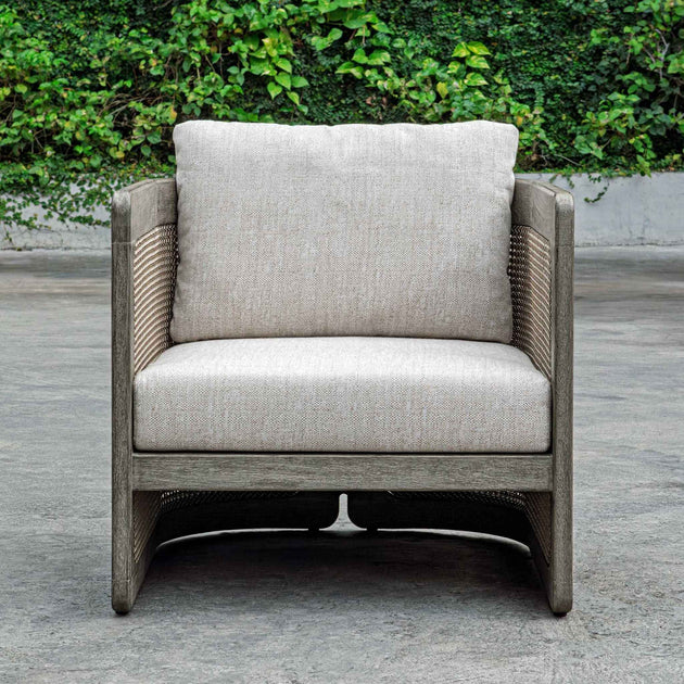 Dartmoor - Outdoor Barrel Chair - Weathered Gray