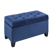 Load image into Gallery viewer, Tufted Storage Ottoman