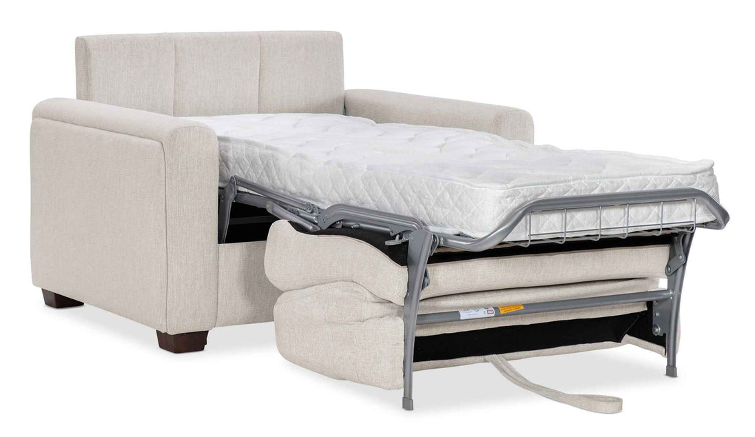 SS - Griffin Twin Sleeper Chair - New Page Flax
