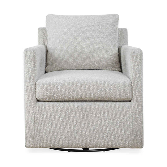 Tisdell - Swivel/Glider Chair - Cream