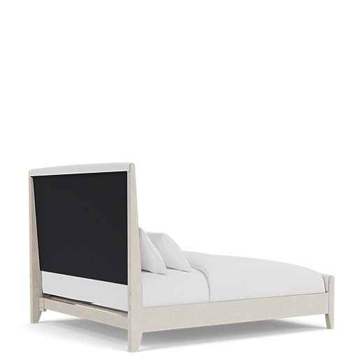 Carmella - Queen Upholstered Bed - Pebble Oak