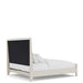 Carmella - Queen Upholstered Bed - Pebble Oak
