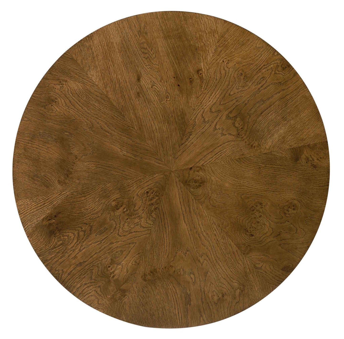 Melange - Mulholland Round End Table - Dark Brown