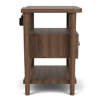 Delia - Accent Nightstand - Nouveau Walnut