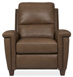MS - Julian Zero Gravity Power Recliner with Power Headrest - Dark Brown