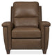 MS - Julian Zero Gravity Power Recliner with Power Headrest - Dark Brown