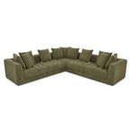 Davie - Classic L Modular Sectional - Olive