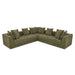 Davie - Classic L Modular Sectional - Olive