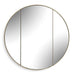 Amram - Round Mirror - Antique Brass / Gold