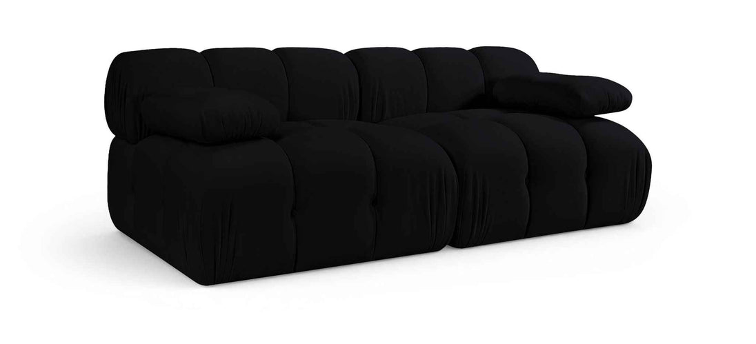 Orin - Velvet Performance Fabric Upholstered 2 Piece Modular Sofa