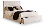 Shoralli - Queen Upholstered Storage Bed - Beige