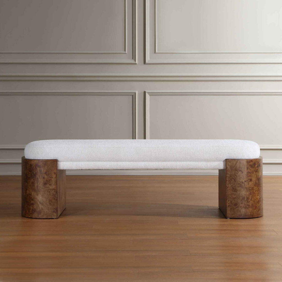 Thorian - Bench - Brown / Off-White