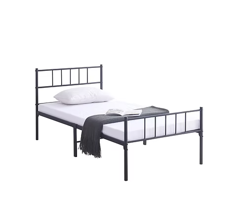 Midnight Steel Platform Bed Collection