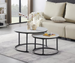 Aria Nest Snowy White Coffee Table Collection