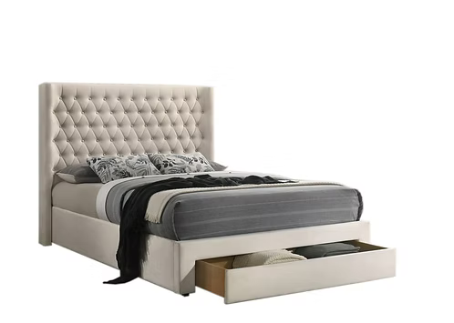 Serena Ivory Storage Bed