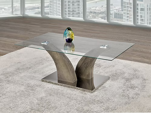 Astra Modern Glass Coffee Table