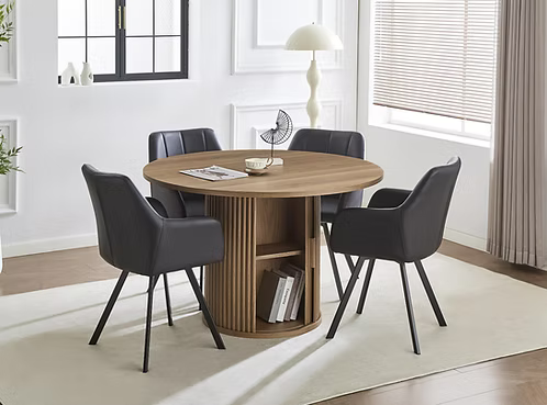 Milan 5-Piece Round Dining Collection