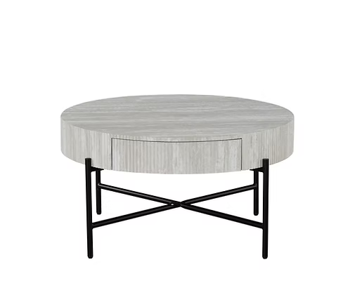 Verona Travertine Storage Coffee Table