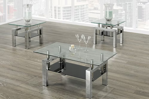 Nova Luxe Glass Coffee Table Collection