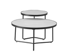 Artemis Duo Snowy White Coffee Table Collection
