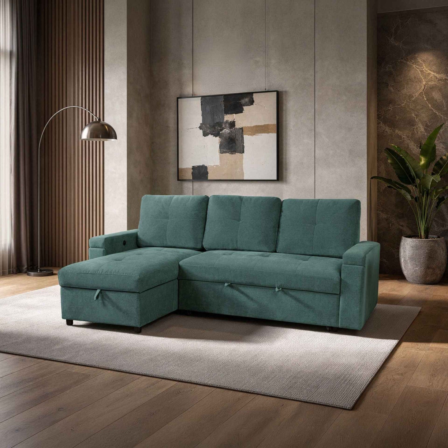 Breeze - Sleeper Sofa - Green