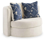 Padova - Swivel Accent Chair - Ivory