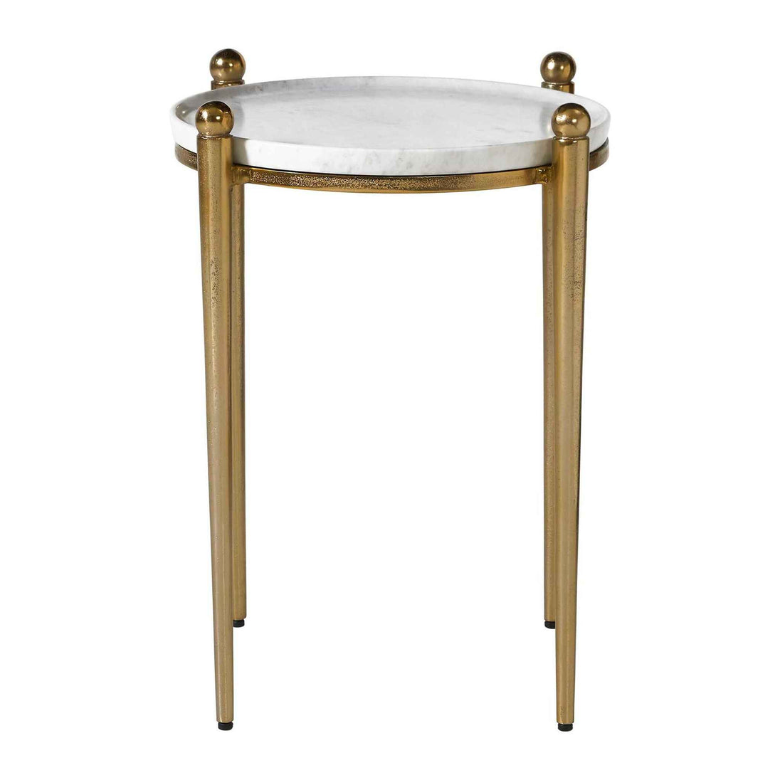Nahunta - Accent Table - Antique Brass