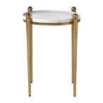Nahunta - Accent Table - Antique Brass