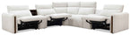 MS - Anaheim Seven-Piece Power Sectional - White