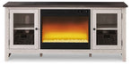 Dorrinson - TV Stand With Fireplace Insert