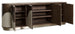 Commerce And Market - Roll With It Four-Door Credenza - Dark Brown / Gray
