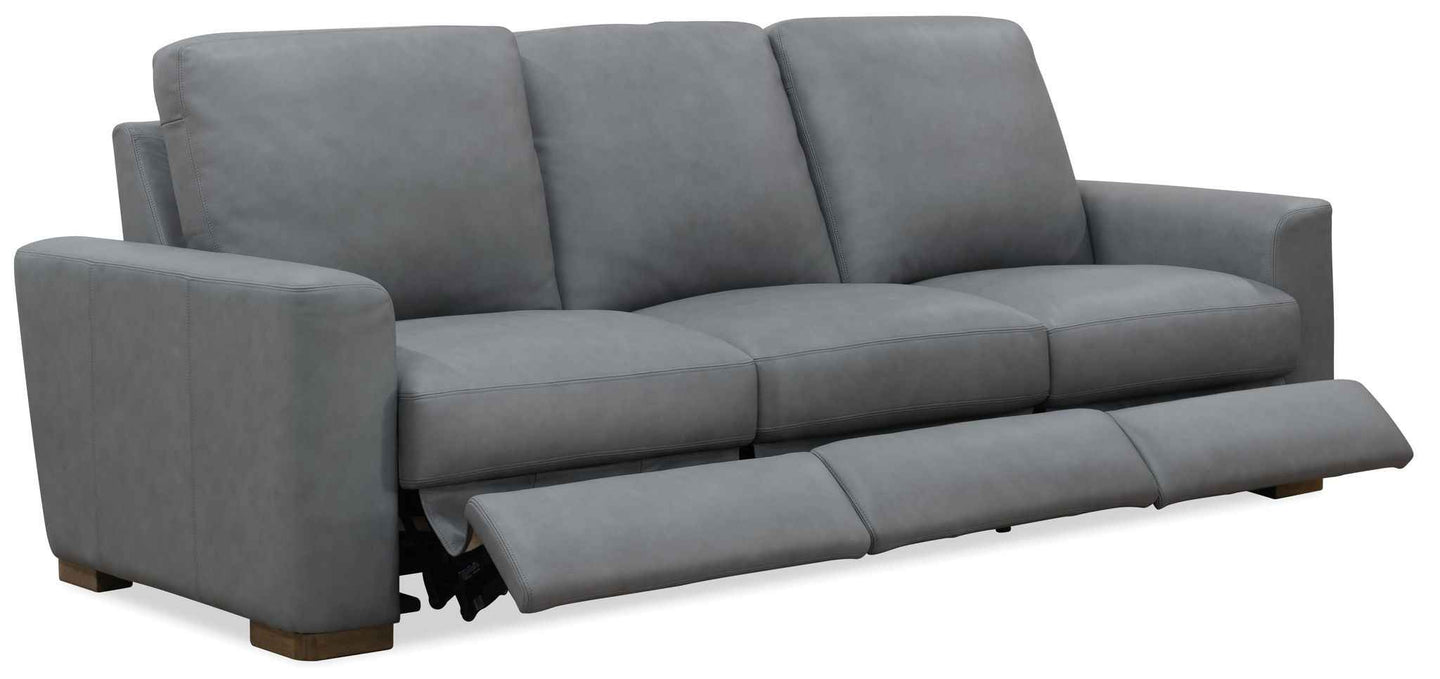 MS - Optimus Three Seat Power Sofa - Dark Gray