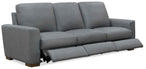 MS - Optimus Three Seat Power Sofa - Dark Gray
