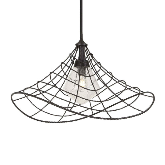 Whirlwind - 1 Light Indoor-Outdoor Pendant - Dark Bronze